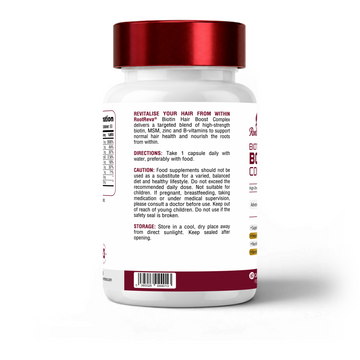 RootReva Biotin capsule bottle clarity