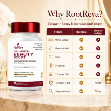 RootReva Collagen+ hyaluronic acid label context